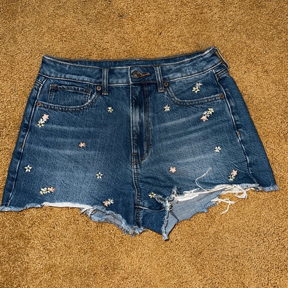 AE Floral Mom Shorts